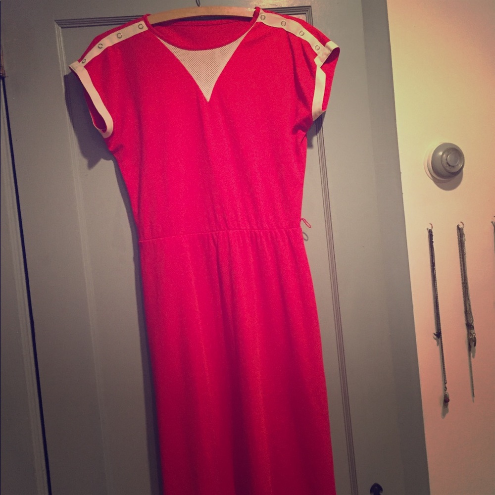 Vintage 80's Red Dress